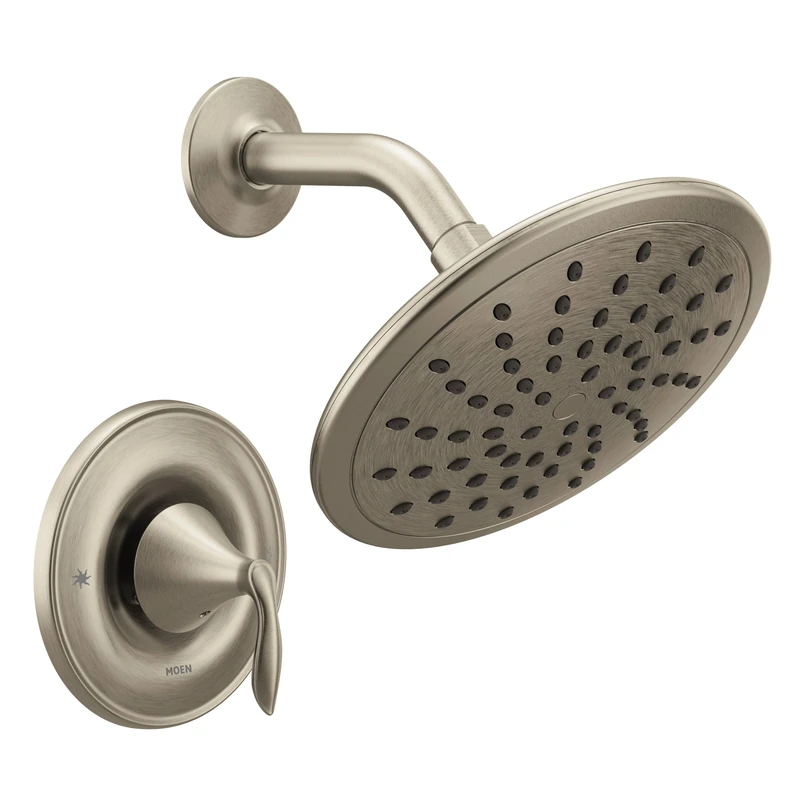 Moen Trim Kit T2232EPBN, Eva Shower Only System with Rainshower Showerhead Without Valve, Brushed Nickel
