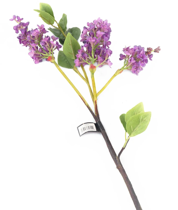 Floral Elegance Artificial 76cm Single Stem Purple Lilac Blossom Flowers x 12