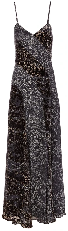 Haute Hippie Women's Off the Beaten Track Dress, Psycho Burn Out, L - Image 1