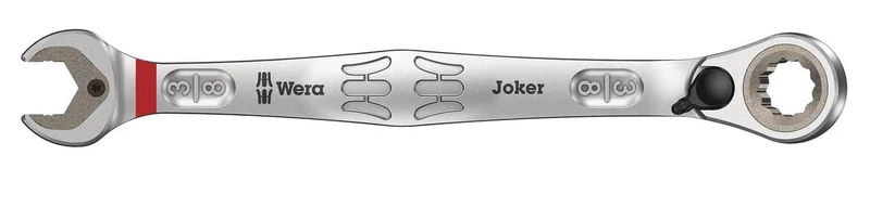 Wera 05020076001 Ratcheting Combination Wrench Joker 3" reversible/8x159mm, red, 3/8"
