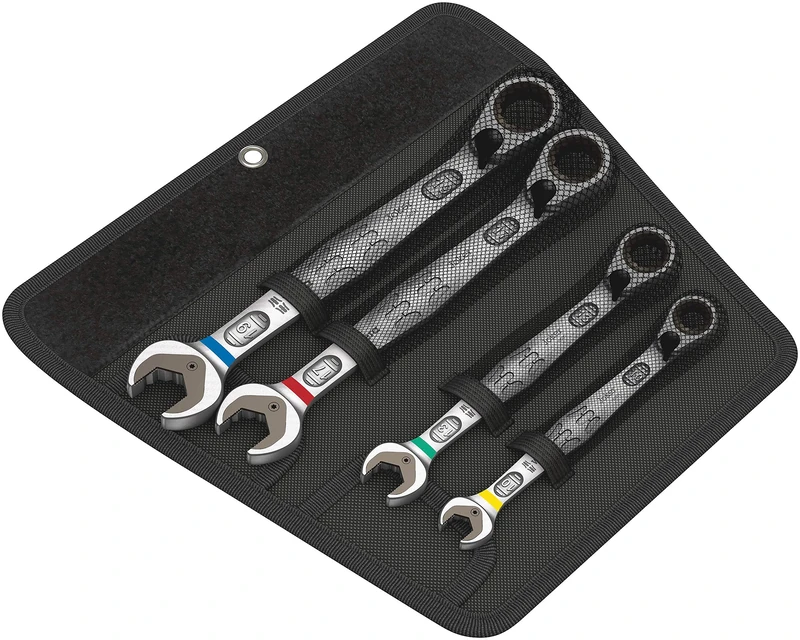 Wera 05020090001 6001 Joker Switch 4 Set 1, Set of ratcheting Combination Wrenches, Metric, 4 Pieces