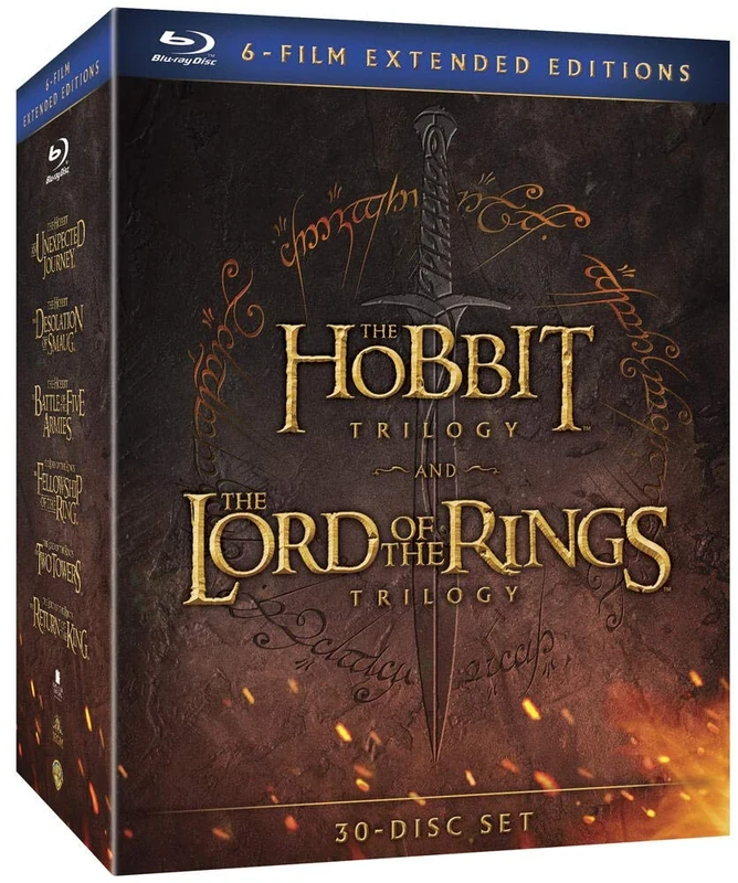 Blu-ray Le Hobbit et Le Seigneur des Anneaux, les trilogies - Version longue