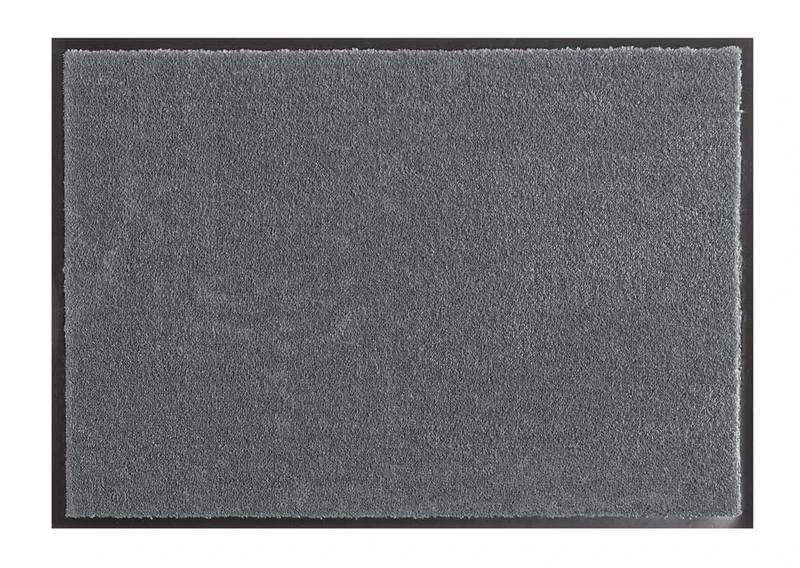 Hanse Home Soft & Clean Doormat for Indoor and Outdoor Use, 100 x 180 cm, Door Mat, Dirt Trapper Mat, Washable & Weatherproof, Non-Slip for Entrance Area and Outdoor Use, Grey