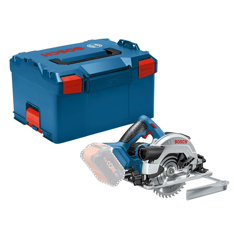 Bosch Professional 18V System Cordless Circular Saw GKS 18V-57 G (Saw Blade Diameter: 165 mm, Cutting Depth: 57 mm, Without Battery/Charger, L-BOXX)