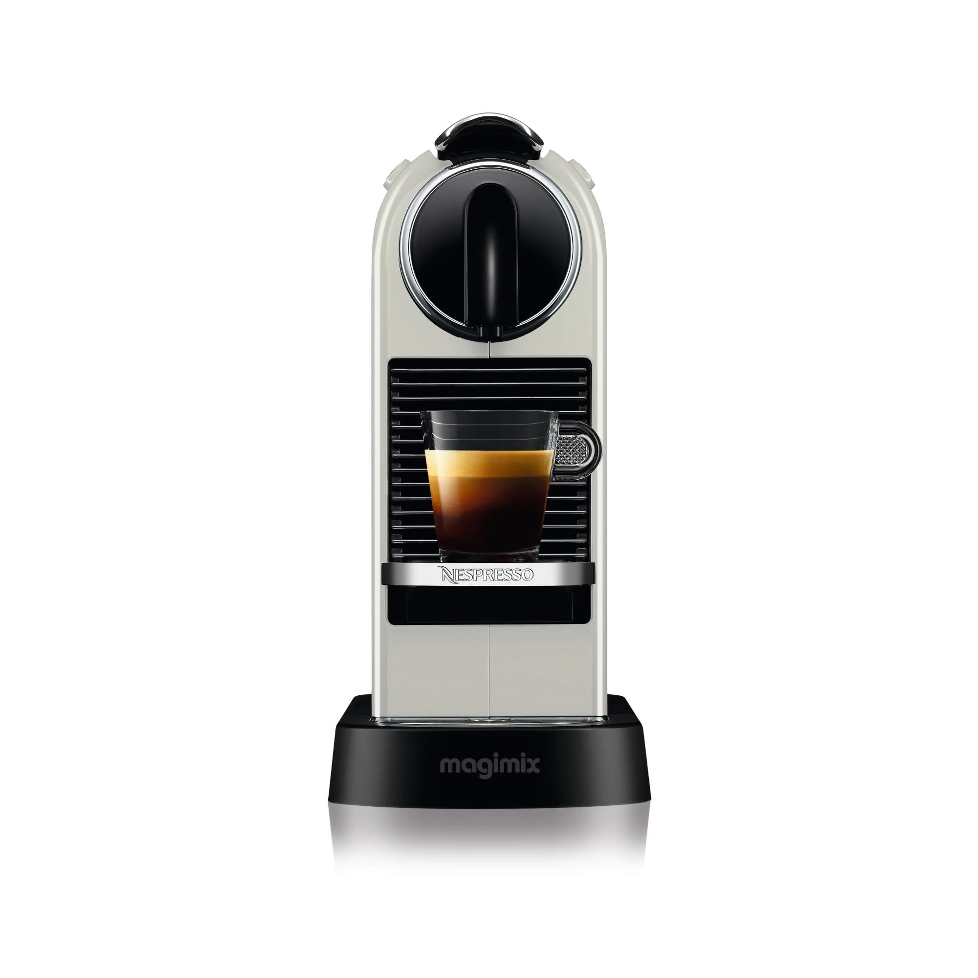 Nespresso Citiz Coffee Machine by De'Longhi for Original Coffee Pods, Italian Inspired Espresso, Quality Coffee, Starter Capsule Set Included, EN167.W, White