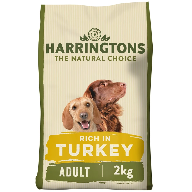 Harringtons Complete Dry Dog Food Turkey & Rice 4x2kg - Made with All Natural Ingredients
