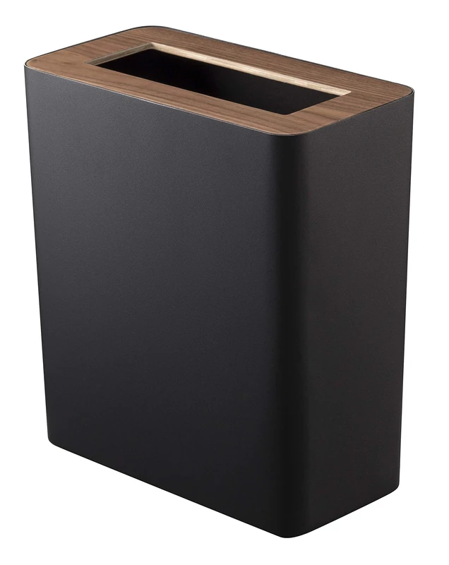 Yamazaki RIN TRASH CAN SQUARE BR, Brown