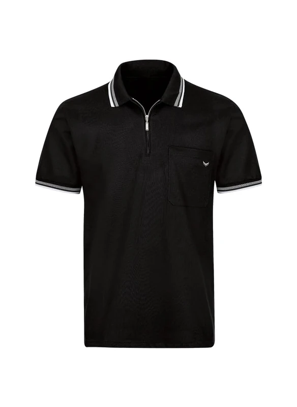 Trigema Men's 627633_008_4XL Polo Shirt, Black, XXXX-Large