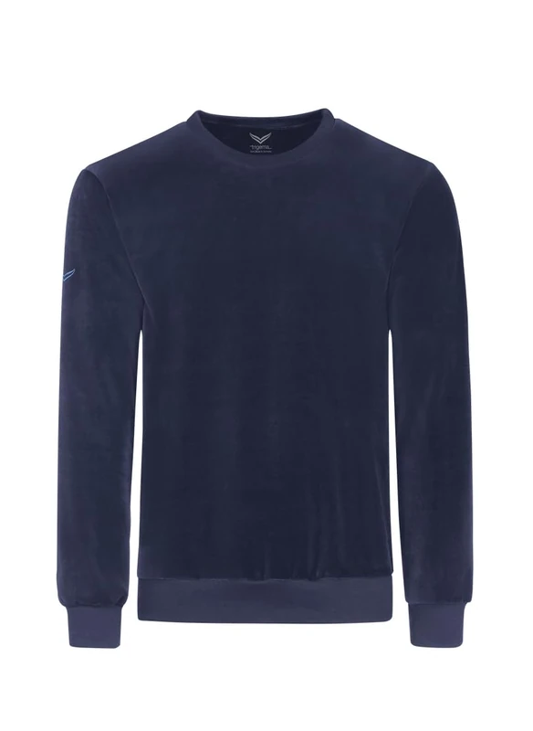 Trigema Women's 554501 Sweater, Blue (Navy 046), XXL