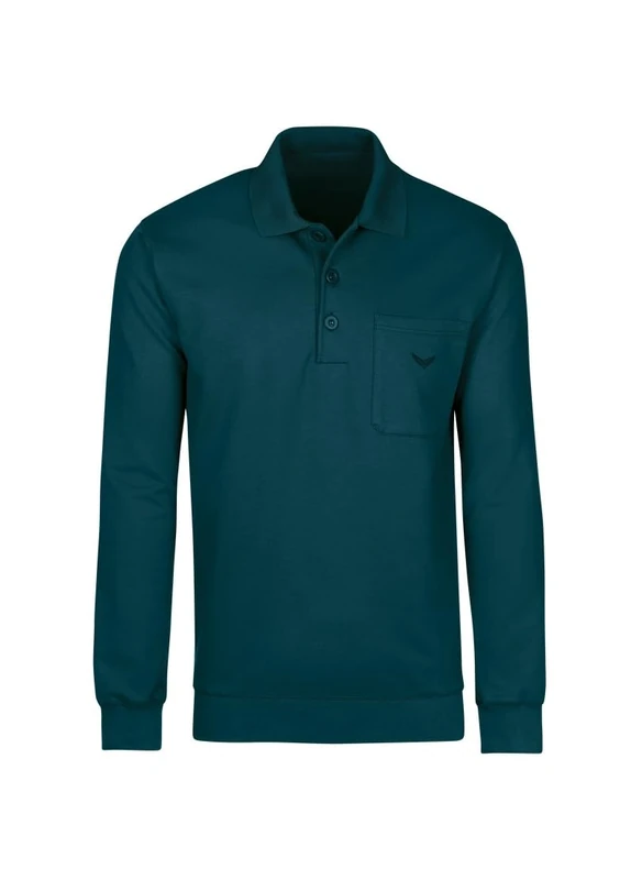 Trigema Men's 674602 Polo Shirt, Blue (Sapphire 152), M - Image 1