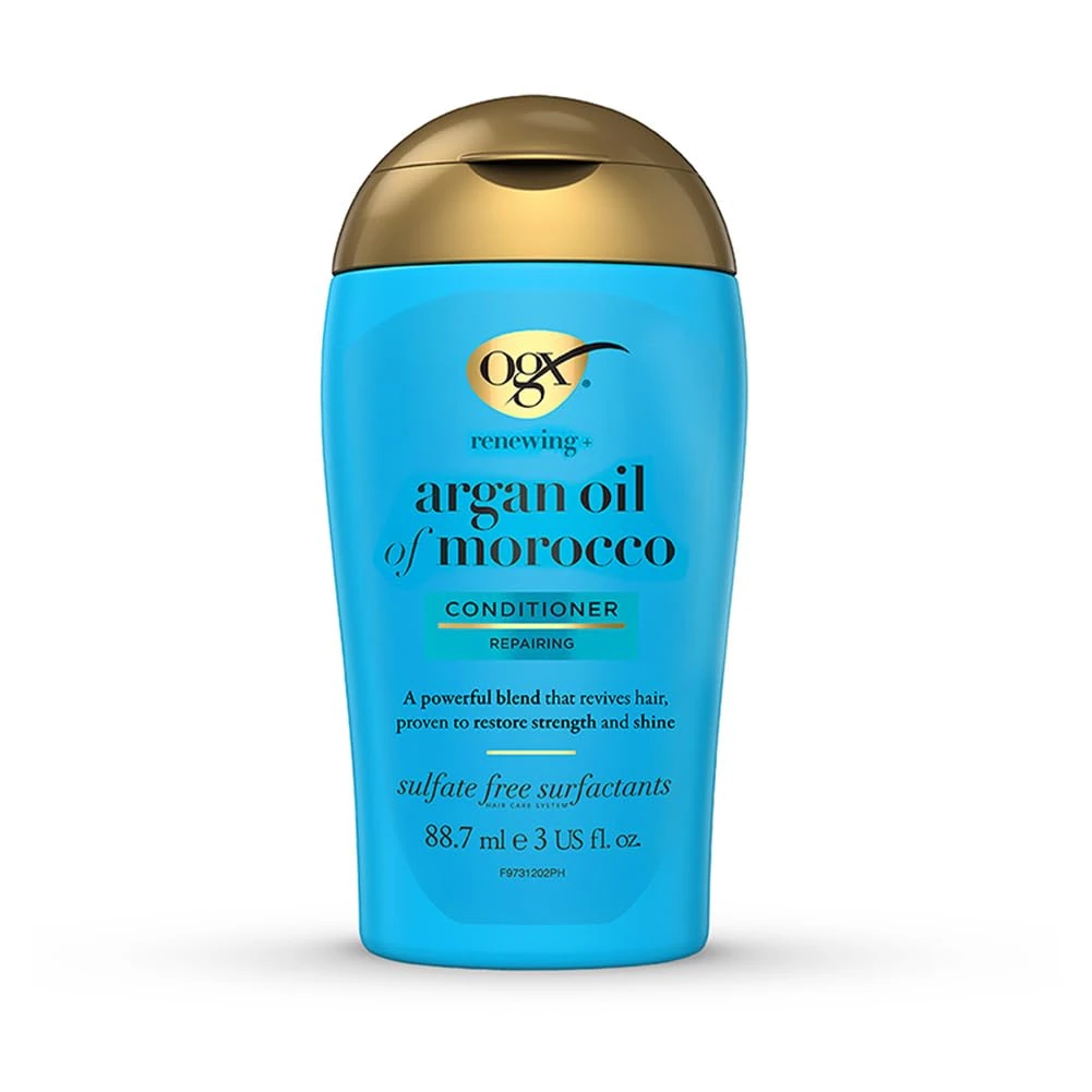 OGX Argan Oil of Morocco Hair Conditioner, Hydrate and Repair, Intensively Moisturises, for Dry and Damaged Hair, Sulfate Free Surfactants, 88.7ml