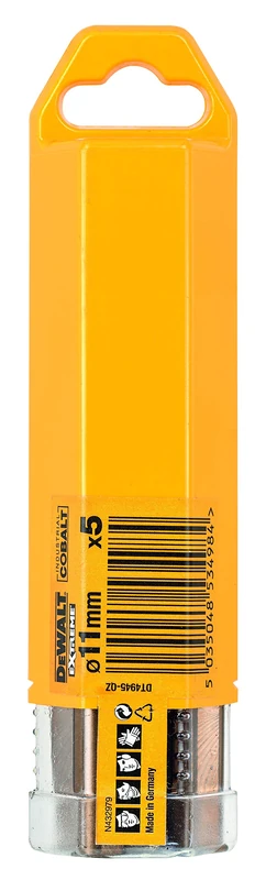Dewalt DT4945 Metal Drill Bit HSS-Co 11 x 142 x 94 mm 6 Pieces