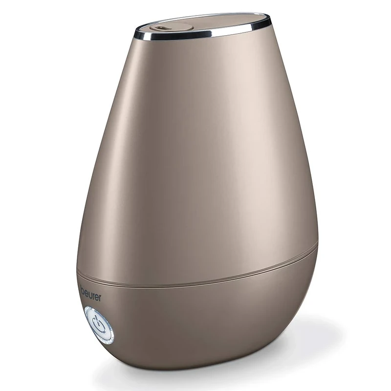 Beurer LB37 – Ultrasonic Humidifier, Micro Misting, Up to 20 m², Night Mode, Quiet, Maximum Misting 200 ml/h, Aromatic Oils, 20 W, Copper