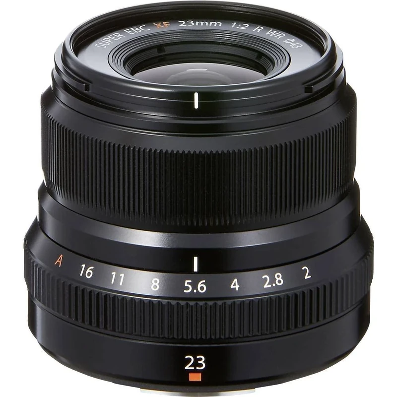 Fujifilm XF23 mm F2 R Weather Resistant Lens, Black