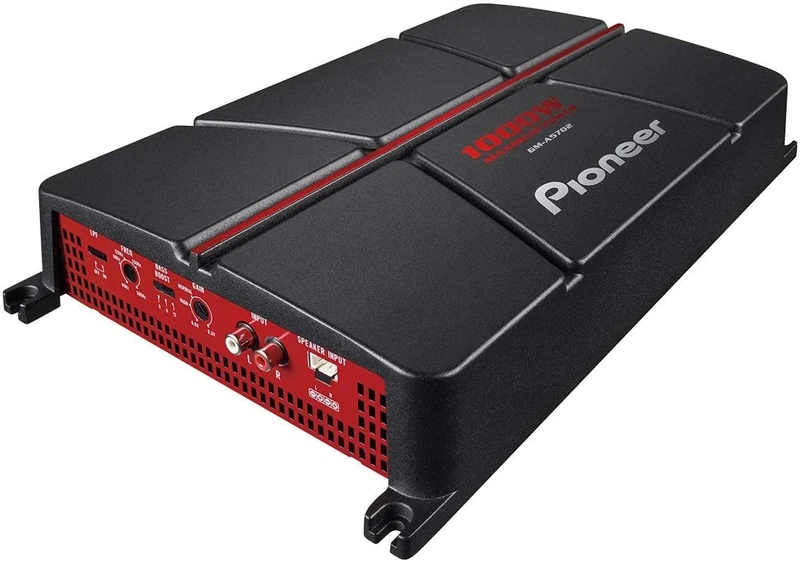 Pioneer GM-A5702 2-Channel Bridgeable Amplifier (1000W) with Bass Boost , black