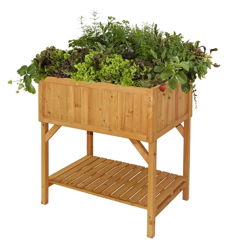 VegTrug Raised Planter - Natural