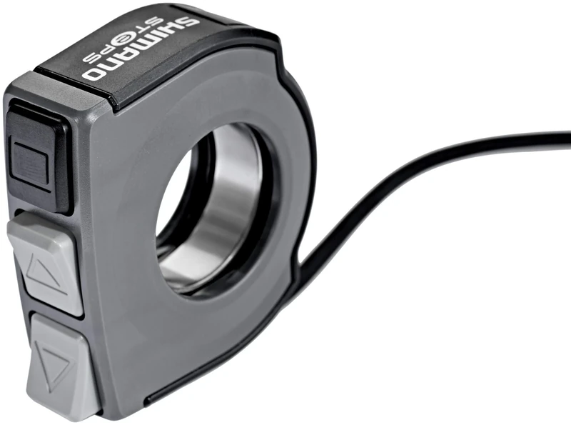 Shimano SW-E6000 STEPS switch compatible with SEIS, with cord bands A x2, B x1, grey