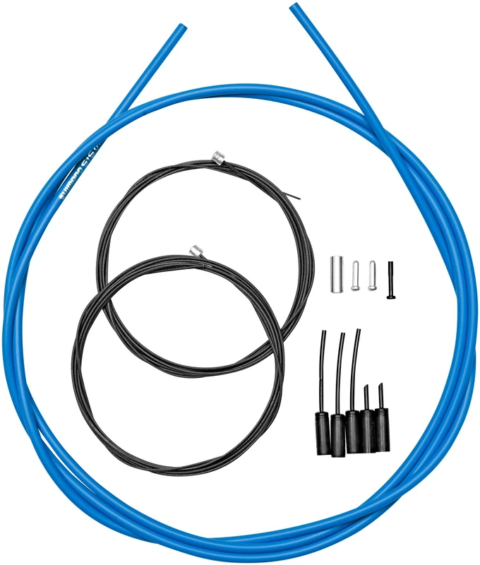 Shimano Kit Cables de Cambio 9000 - Polímero/Azul Bike Cable or Hose - Image 1