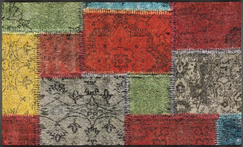 Wash&Dry Door Mat, Colourful, 120 x 75 x 0.7 cm