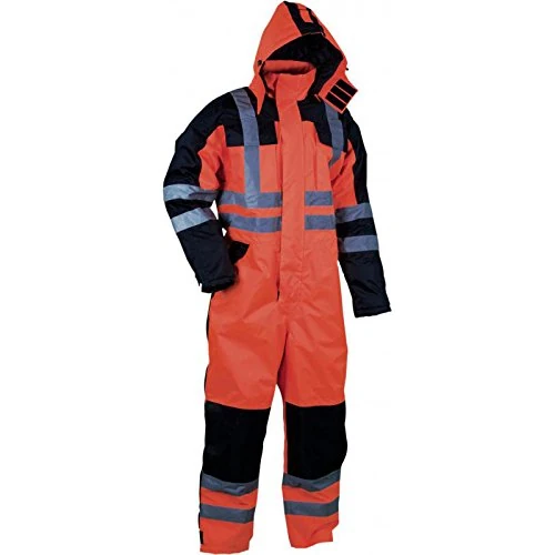 Lyngsoe LR5033-05/07-XS Size X-Small Winter Overall - Hi-Viz Orange/Black
