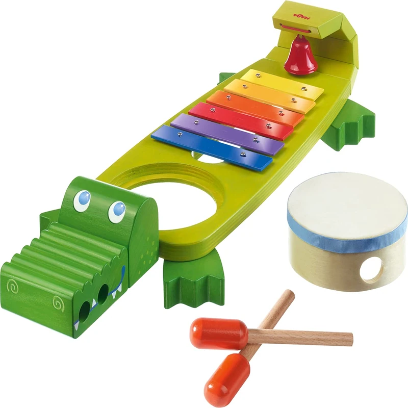 HABA Symphony Croc - Wooden Multi-Instrument Musical Toy