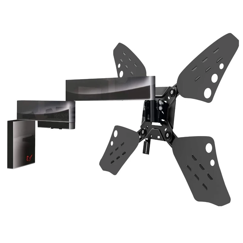 Barkan TV Wall Mount, 32-70 inch Full Motion Articulating - 4 Movement Flat/Curved Screen Bracket, Very Low Profile, Holds up to 88 lbs, UL Listed, Fits LED OLED LCD