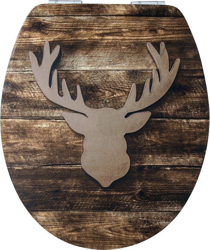Cornat Moose (MDF) Toilet Seat – Soft Close Quick KSDSC350 – Pack of 1