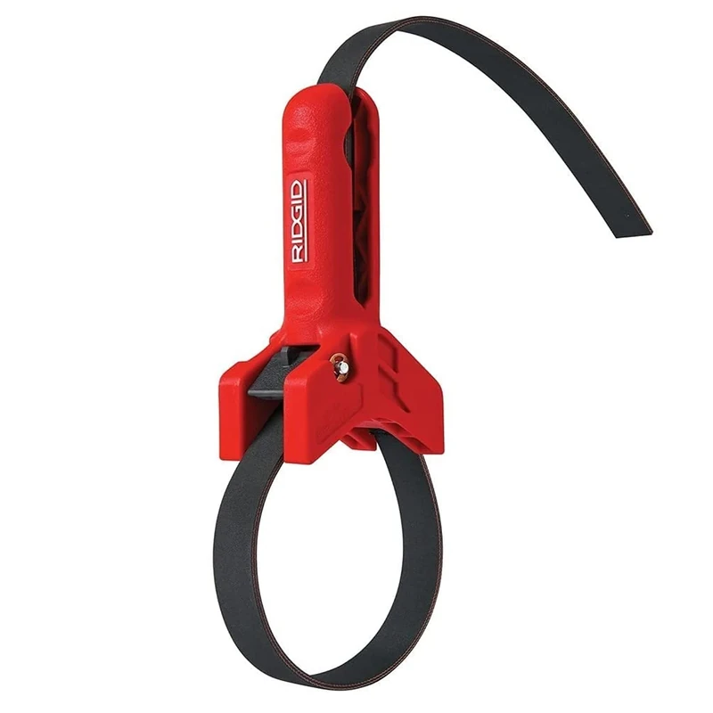 RIDGID 42478 STRAPLOCK Pipe Handle, 3-inch to 8-inch Strap Wrench, Red
