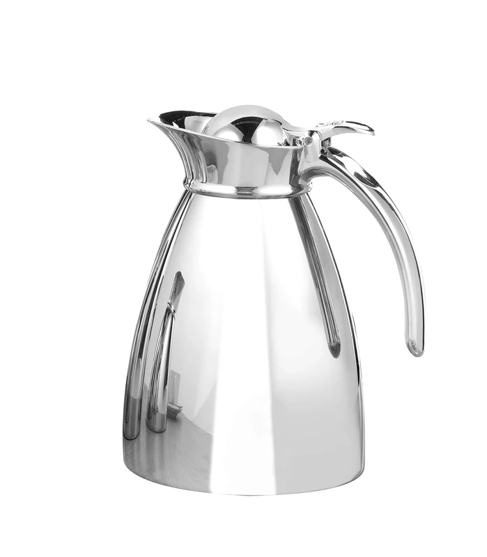 Esmeyer 077 Insulated Flask 1 L Empire 18/8 Stainless Steel, Double Walled, Unbreakable, Dishwasher Safe Stainless Steel, Silver