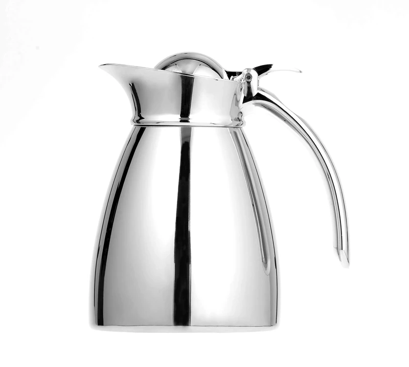 Esmeyer 076 Empire 0.6 Litre 18/8 Stainless Steel, Double Walled, Unbreakable, Dishwasher Safe Stainless Steel Vacuum Flask, Silver