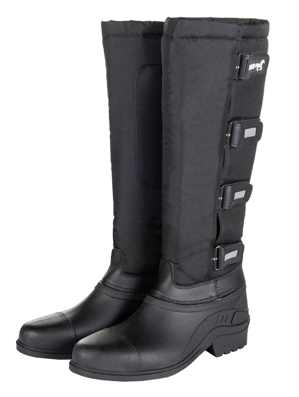 HKM SPORTS EQUIPMENT Men's Winterthermostiefel-Robusta-9100 Trouser, Black, 12 UK