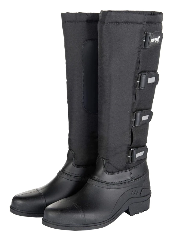 HKM SPORTS EQUIPMENT Men's Winterthermostiefel-Robusta-9100 Trouser, Black, 1 UK