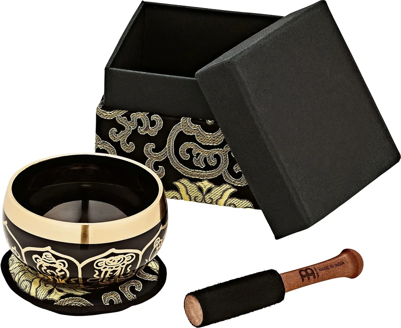 MEINL Singing Bowl - ORNAMENTAL SERIES - 9.5cm / 3,74" - 300g / 10.58oz (SB-OR-300-BK)