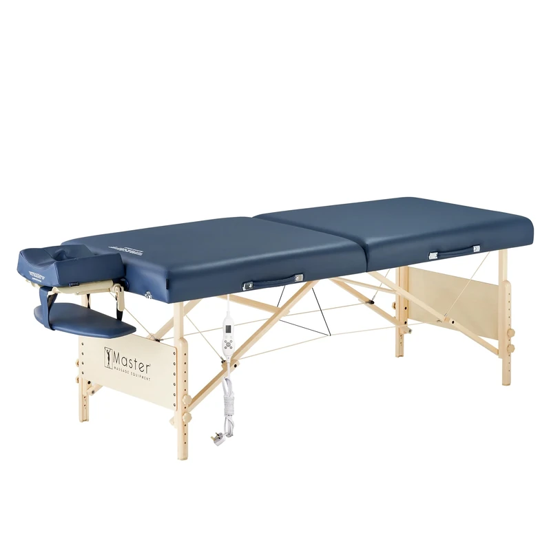 Master Massage Coronado 70cm Lx Therma Top Warm Massage Table, W/carrying case, 7.6cm thick mattress foam, Massage Couch Therapy Table Beauty Bed