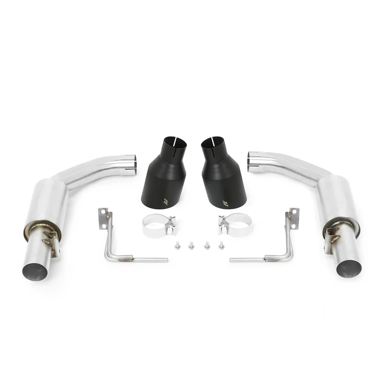 Mishimoto MMEXH-MUS8-15APBK Pro Axleback Exhaust Compatible With Ford Mustang GT 2015-2017 Black