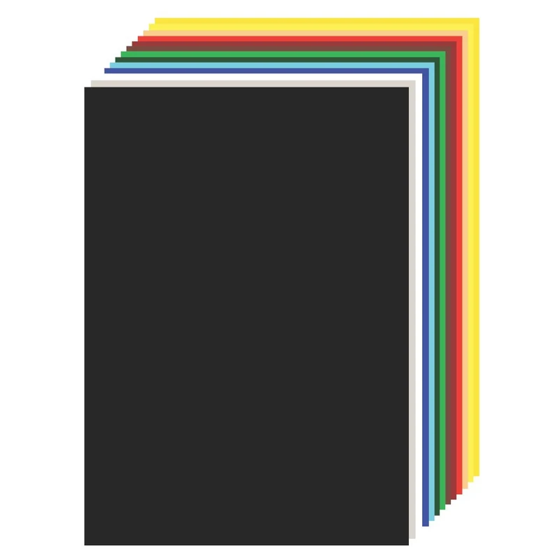 Herlitz 227108 Drawing Card 50 x 70 cm, White (Pack of 10) red