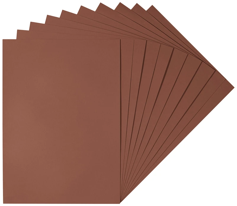 Herlitz 227108 Drawing Card 50 x 70 cm, White (Pack of 10) Brown