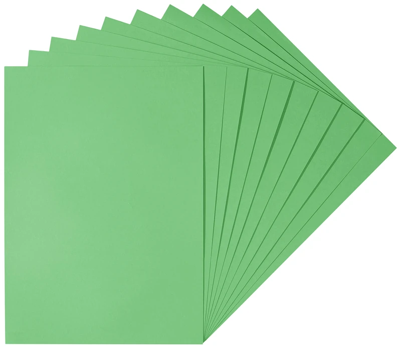 Herlitz 227108 Drawing Card 50 x 70 cm, Light Green (Pack of 10)