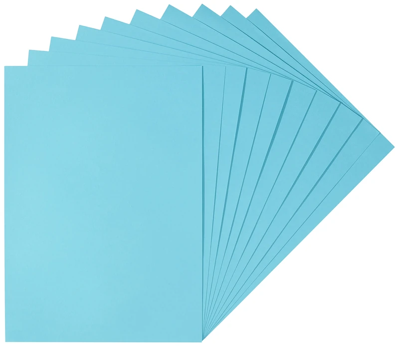 Herlitz 227108 Drawing Card 50 x 70 cm, White (Pack of 10) Light Blue