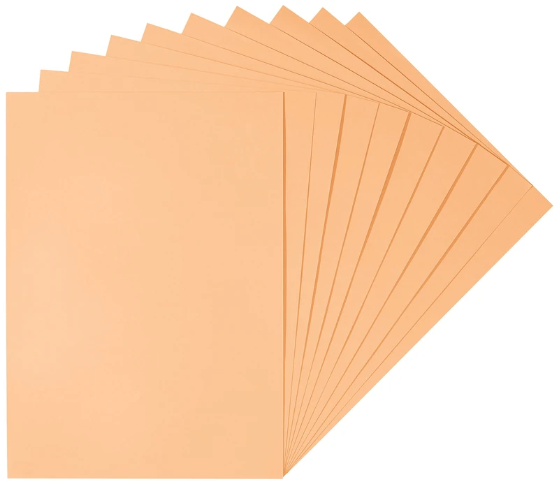 Herlitz 227108 Drawing Card 50 x 70 cm, White (Pack of 10) Apricot