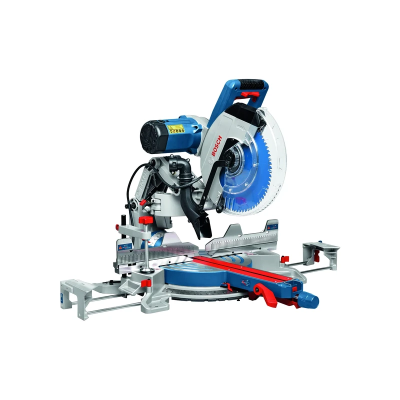 Bosch Professional Mitre Saw GCM 12 GDL (240V, incl. Insert Plate, Collet, Internal Hexagon, 1 x Circular Saw Blade, Expert for Wood, 305 x 30 x 2.4 mm, 72)