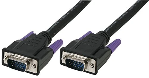 Pro Signal PSG03739 Fully Wired 15 Pin SVGA Male to Male Monitor Lead, 50m, Black