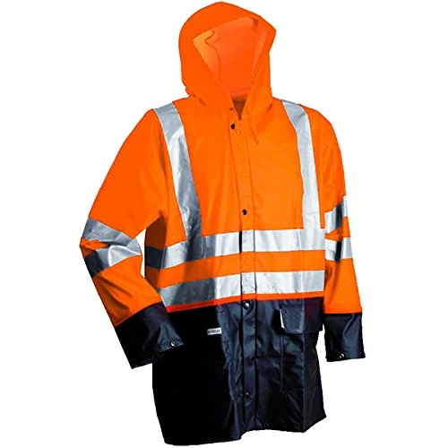 Lyngsoe LR3055-05/03-S Size Small Jacket - Hi-Viz Orange/Marine