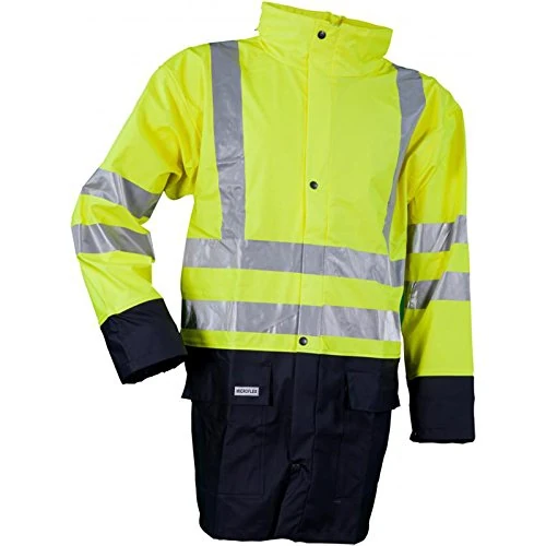 Lyngsoe LR3055-53/03-XXL Size 2X-Large Jacket - Saturn Yellow/Navy Blue