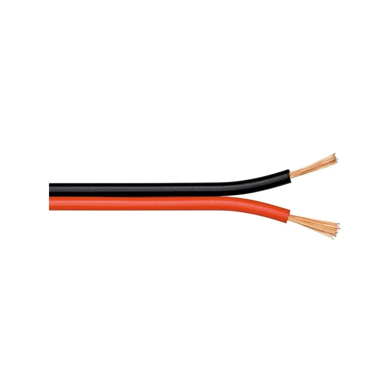 Goobay 56705 Loudspeaker Cable, Red/Black, CCA, 100 m Cable Length - Image 1