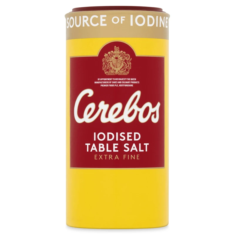 Cerebos Ready-to-Use Iodised Salt, 400 g Drum (Pack of 1)