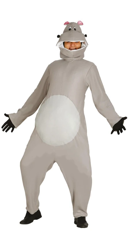 FIESTAS GUIRCA Adult Gray Hippo Costume