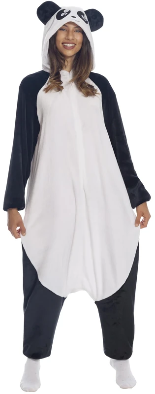 FIESTAS GUIRCA Giant Panda Adult Costume - Image 1