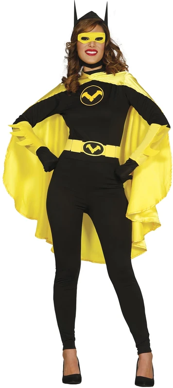 GUIRCA Fiestas Batgirl heroine bat woman costume