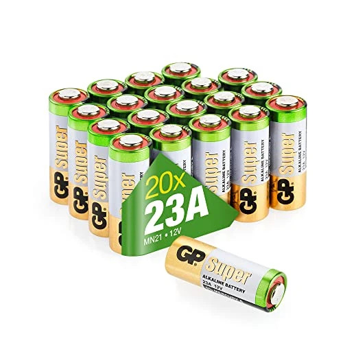 Battery 12 V A23, MN21 23 A V23GA High Voltage Alkaline 12 Volt (Multi Pack of 20)